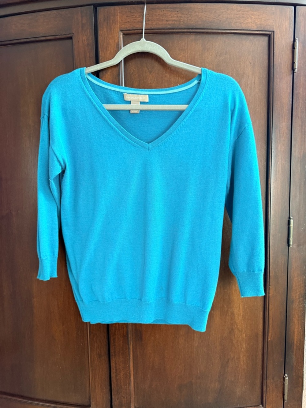 Banana Republic V-Neck Sweater - Teal